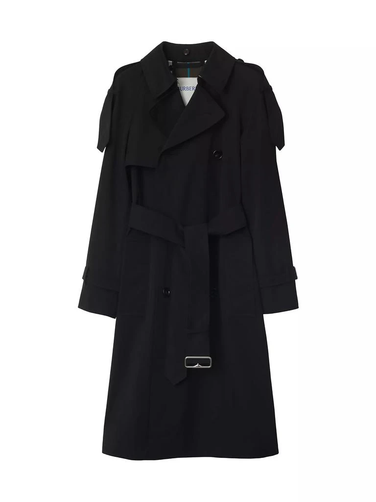 商品Burberry|Double-Breasted Belted Trench Coat,价格¥22402,第4张图片详细描述