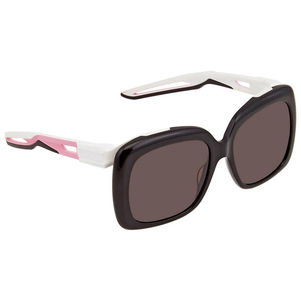 商品Balenciaga|Grey Oversized Unisex Sunglasses BB0054SA 005 57,价格¥950,第1张图片