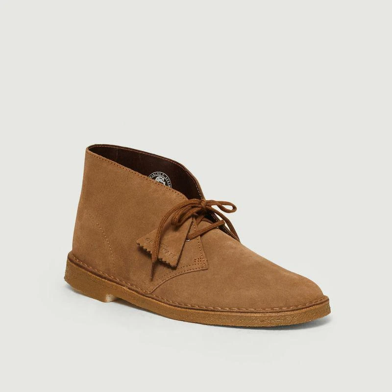 商品Clarks|Suede leather desert boots Cola Clarks Originals,价格¥1230,第1张图片
