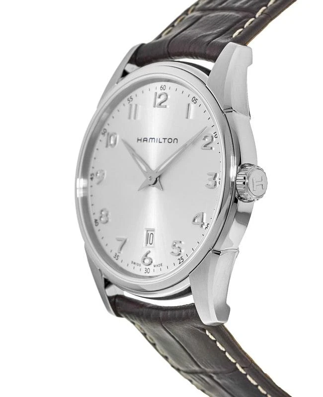 商品Hamilton|Hamilton Jazzmaster Thinline Quartz Men's Watch H38511553,价格¥3337,第3张图片详细描述