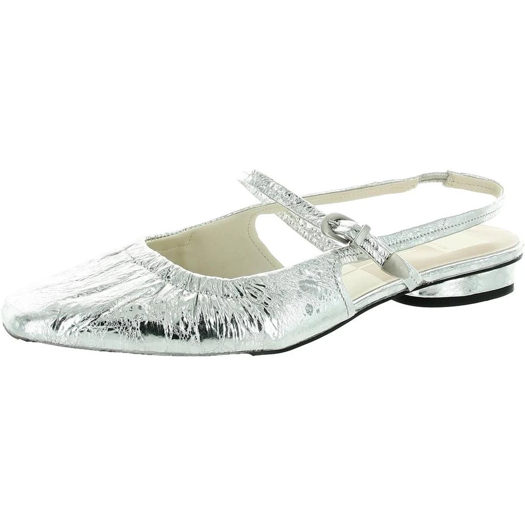 商品Dolce Vita|Dolce Vita Womens Rianne Crackle Leather Slingback Heels,价格¥419,第1张图片