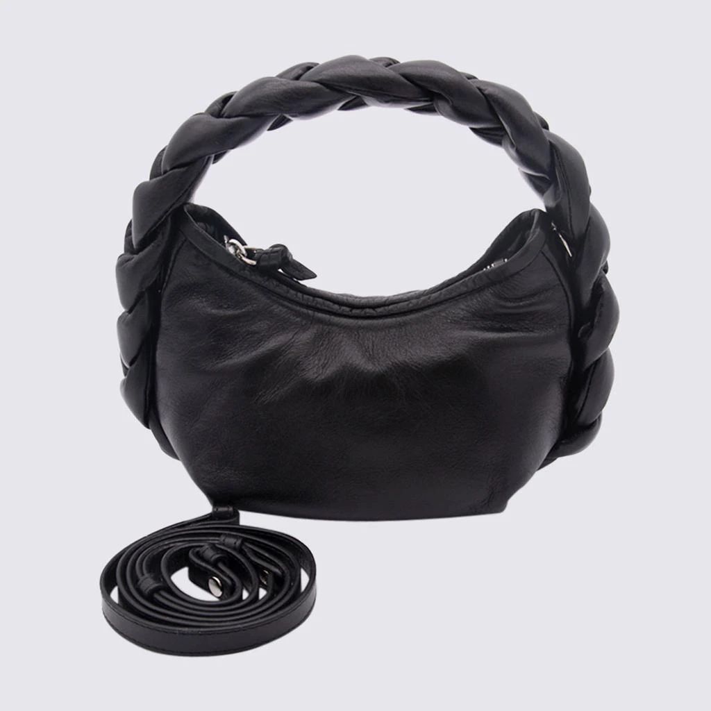 商品Hereu|BLACK LEATHER TOP HANDLE BAG,价格¥2684,第1张图片