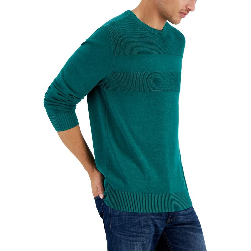 商品Club Room|Men's Textured Cotton Sweater, Created for Macy's,价格¥148,第1张图片详细描述