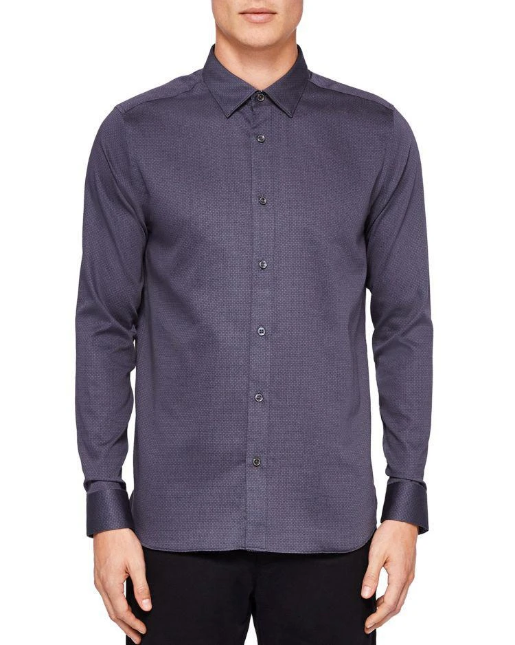 商品Ted Baker London|Strazbo Tonal Print Regular Fit Button-Down Shirt,价格¥800,第1张图片