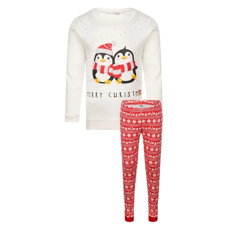商品iDO|Merry christmas pajama set in red and white,价格¥250,第1张图片