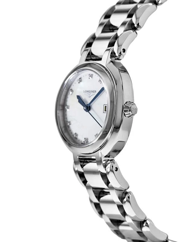 商品Longines|Longines Primaluna Quartz 26.5mm Mother of Pearl Diamond Dial  Women's Watch L8.110.4.87.6,价格¥9330,第3张图片详细描述