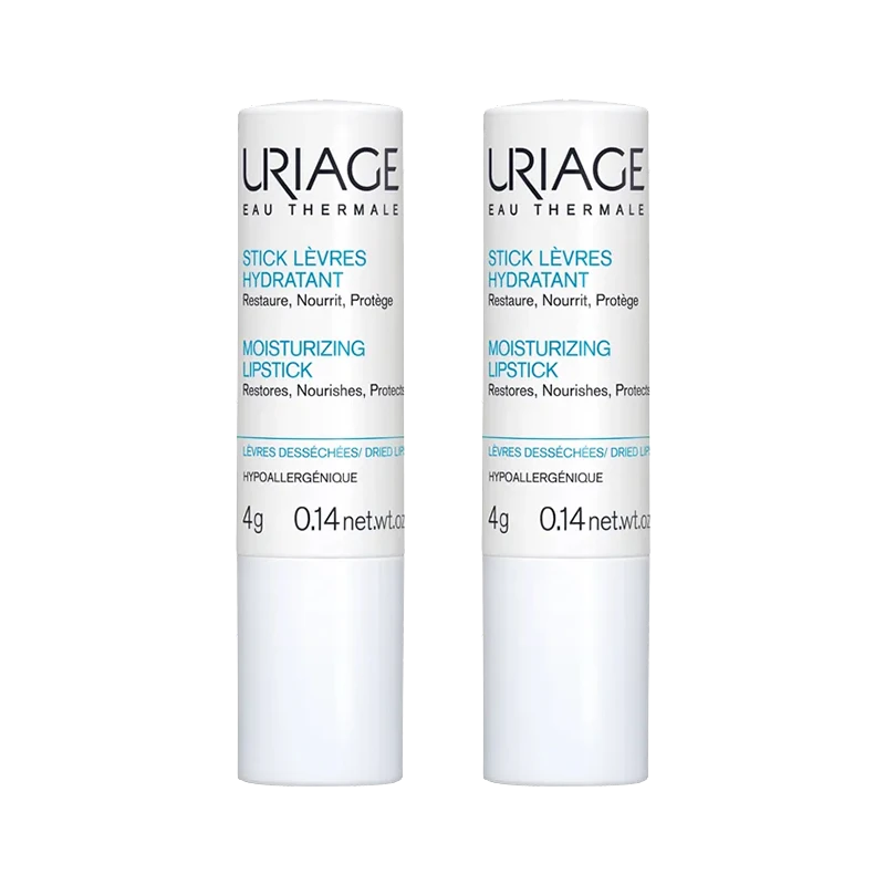 商品Uriage|Uriage依泉柔润润唇膏4gx2 小白管实力淡唇纹,价格¥140,第1张图片