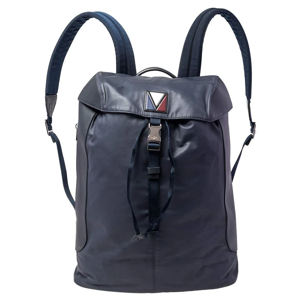 商品[二手商品] Louis Vuitton|Louis Vuitton Navy Leather and Nylon V Line Pulse Backpack ,价格¥7501,第1张图片