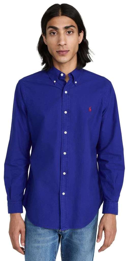 商品Ralph Lauren|Polo Ralph Lauren Classic Oxford Long Sleeve Sport Shirt,价格¥584,第1张图片