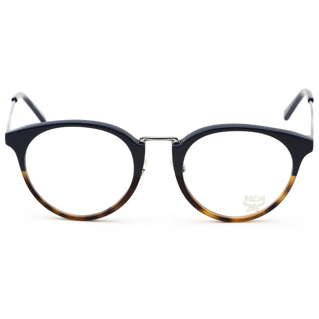 商品MCM|MCM Unisex Eyeglasses - Clear Demo Lens Havana Blue Round Shape Frame | MCM2704 235,价格¥241,第2张图片详细描述