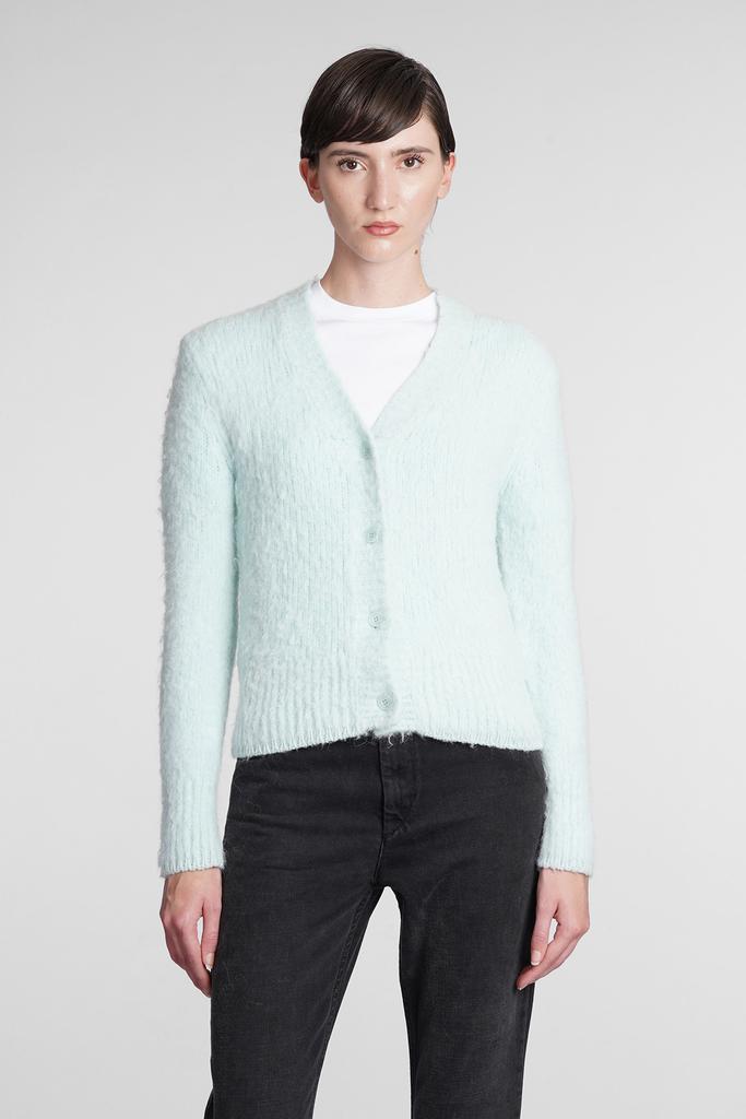 Ami Alexandre Mattiussi Cardigan In Green Wool商品第1张图片规格展示