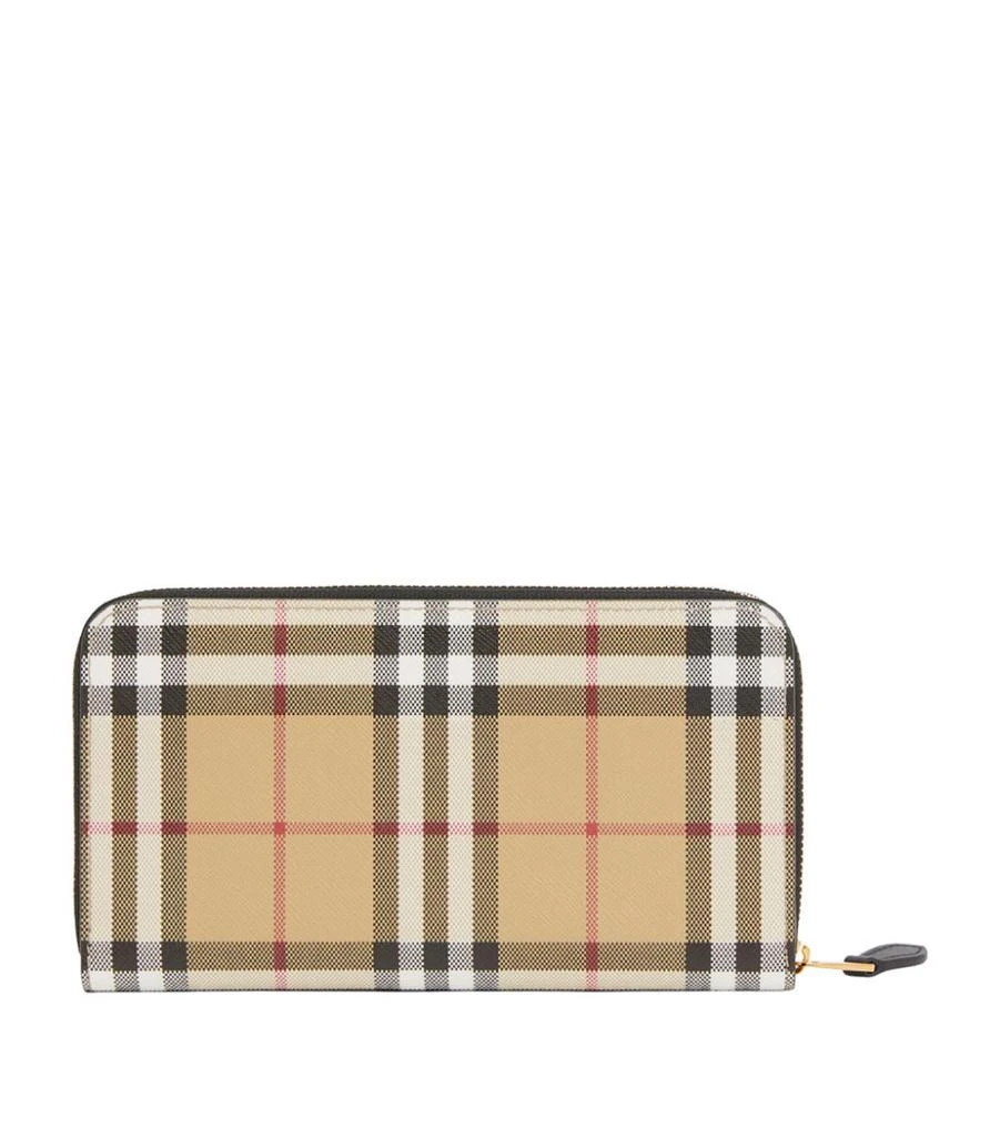 商品Burberry|Vintage Check Zip-Around Wallet,价格¥5057,第3张图片详细描述