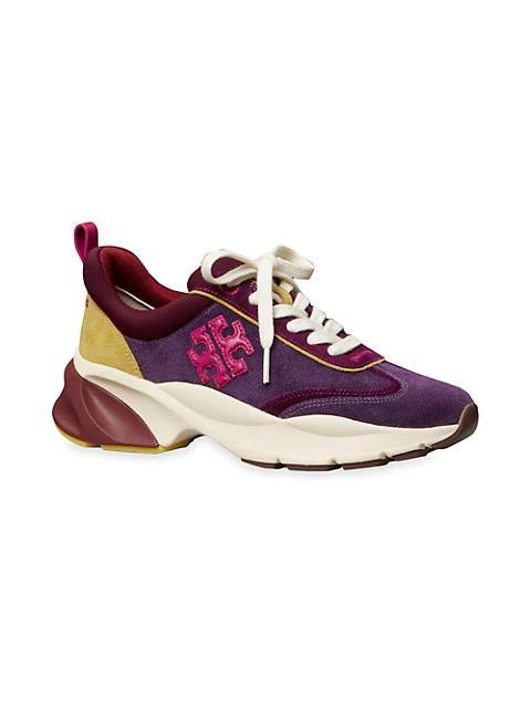 商品Tory Burch|Good Luck Mixed Media Trainers,价格¥2051,第4张图片详细描述