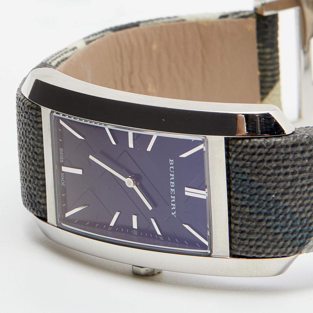 Burberry Black Stainless Steel Canvas Nova BU9405 Women's Wristwatch 25 mm商品第4张图片规格展示