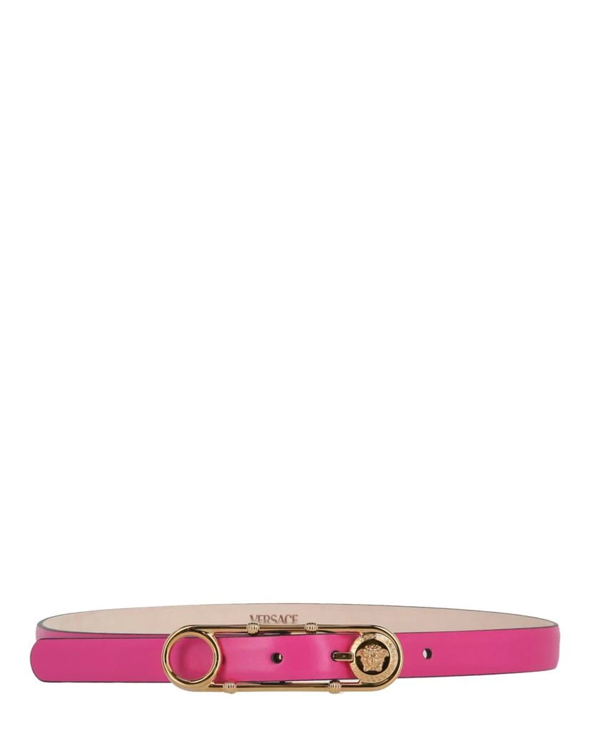 商品Versace|Safety Pin Leather Belt,价格¥1409,第1张图片