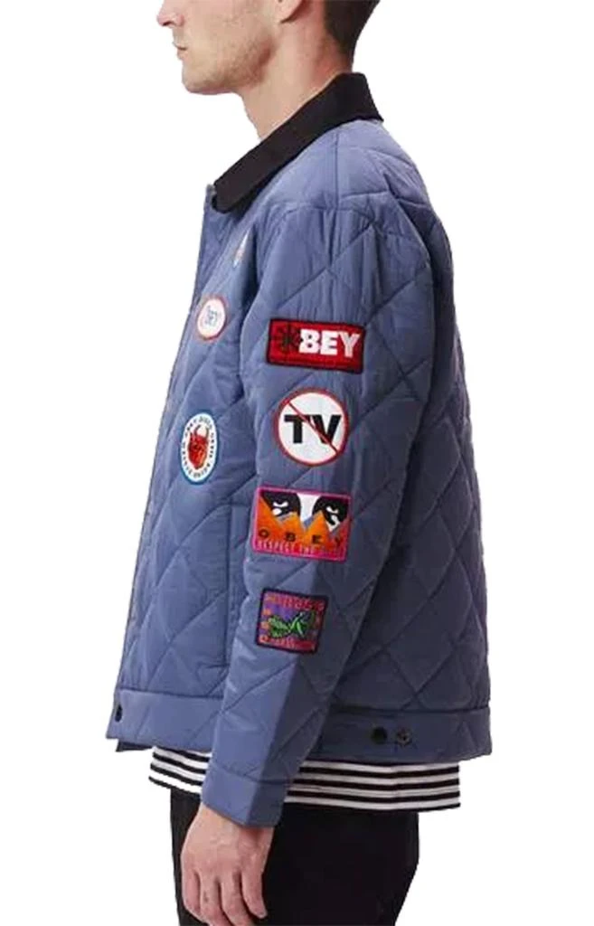 商品Obey|Collectors Jacket - Vintage Blue,价格¥922,第2张图片详细描述