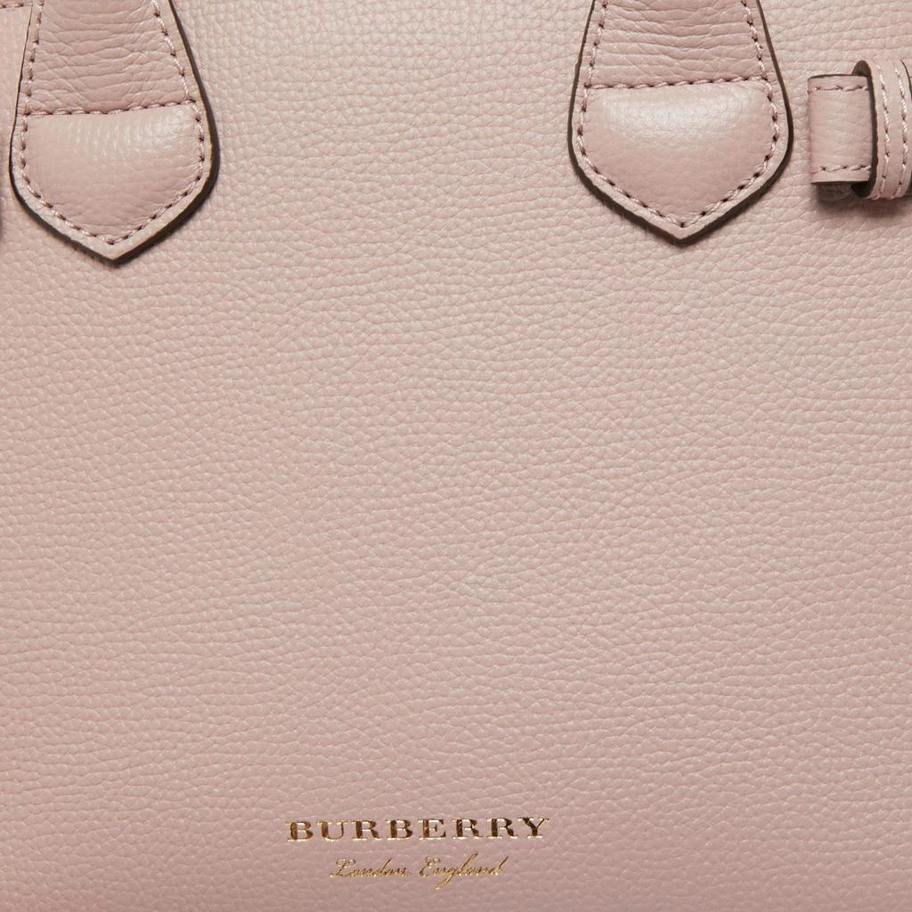 商品Burberry|Burberry Lilac/Beige Leather and House Check Canvas Baby Banner Tote,价格¥7436,第5张图片详细描述