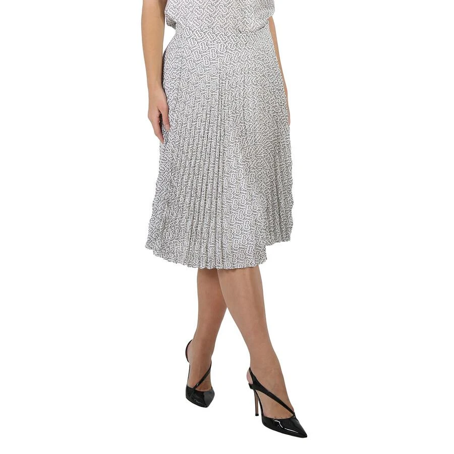 商品Burberry|Ladies TB Monogram Pleated High-waist Skirt,价格¥1956,第2张图片详细描述