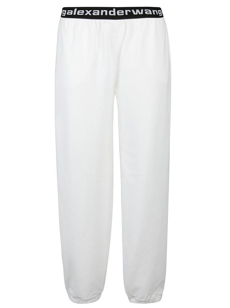 商品Alexander Wang|T By Alexander Wang Women's  White Other Materials Joggers,价格¥2535,第1张图片