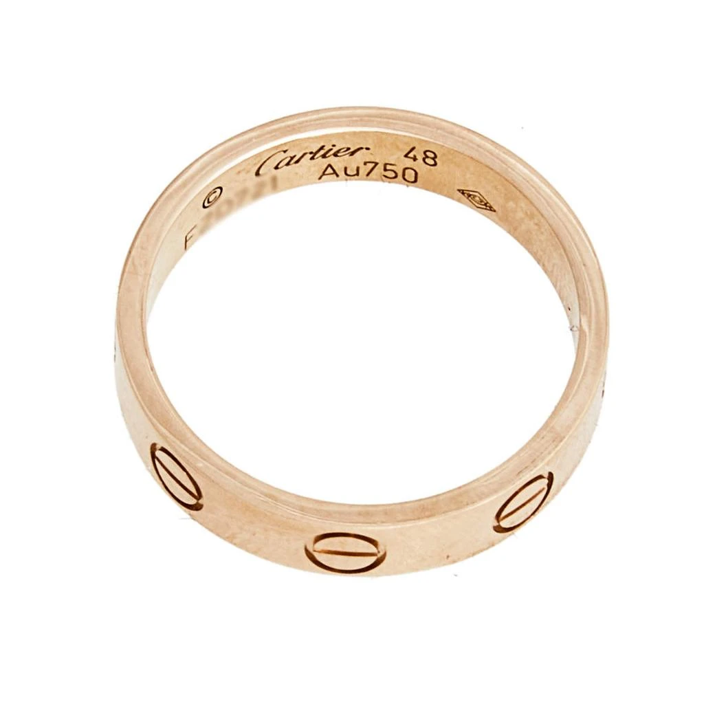 商品[二手商品] Cartier|Cartier Love 18K Rose Gold Narrow Wedding Band Ring 48,价格¥5437,第5张图片详细描述