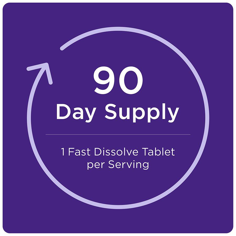 Melatonin 5mg, Sleep Support, Fast Dissolve Tablets Strawberry商品第6张图片规格展示