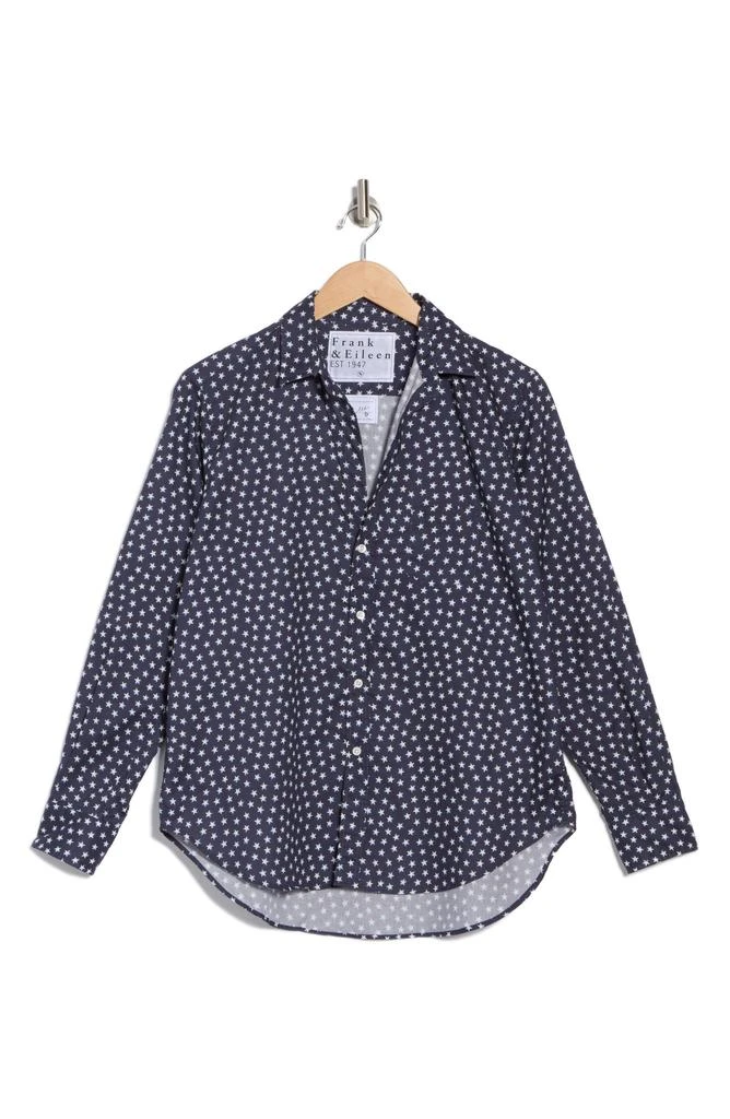 商品Frank & Eileen|Eileen Star Print Relaxed Button-Up Shirt,价格¥365,第3张图片详细描述