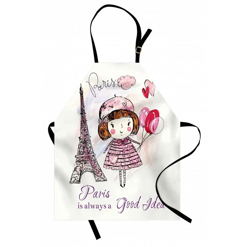 商品Ambesonne|Paris Apron,价格¥402,第1张图片
