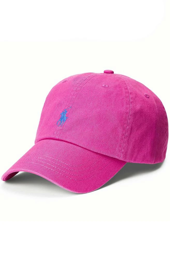 商品Ralph Lauren|Cotton Chino Ball Cap - Vivid Pink,价格¥257,第1张图片