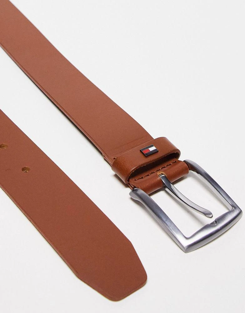 商品Tommy Hilfiger|Tommy Hilfiger denton leather belt in tan,价格¥499,第4张图片详细描述