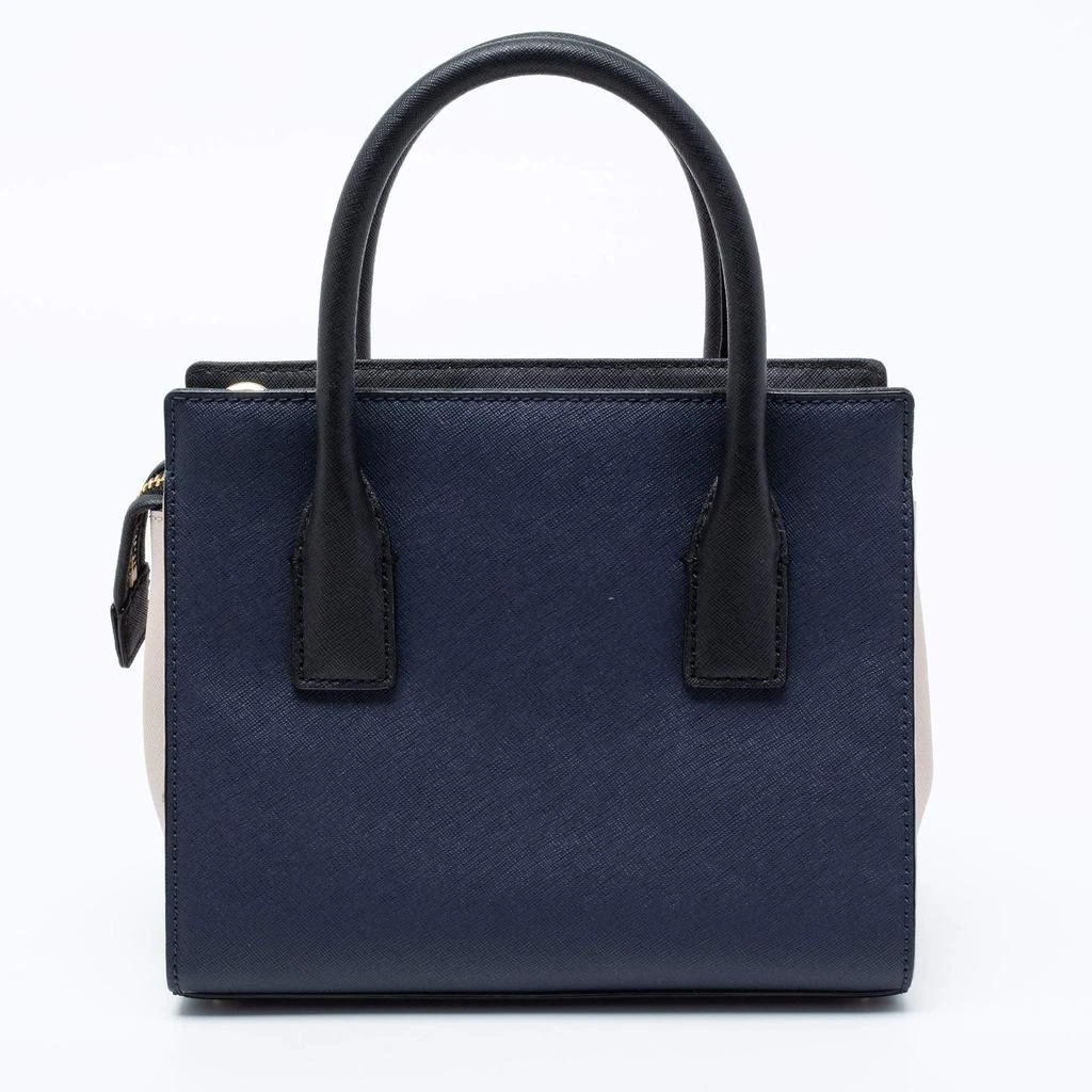 商品[二手商品] Kate Spade|Kate Spade Navy Blue/Off White Saffiano Leather Cameron Street Colorblock Tote,价格¥1168,第4张图片详细描述