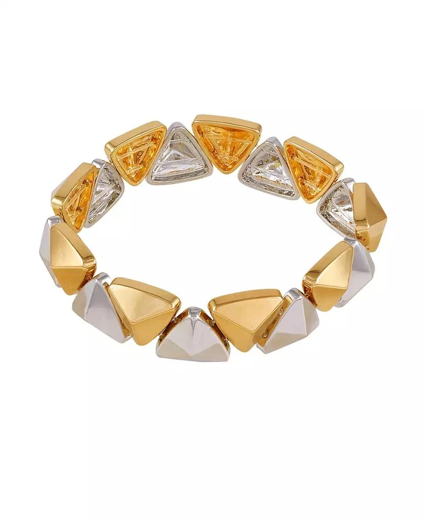 商品Tahari|Two-Tone Chunky Stretch Bracelet,价格¥361,第1张图片