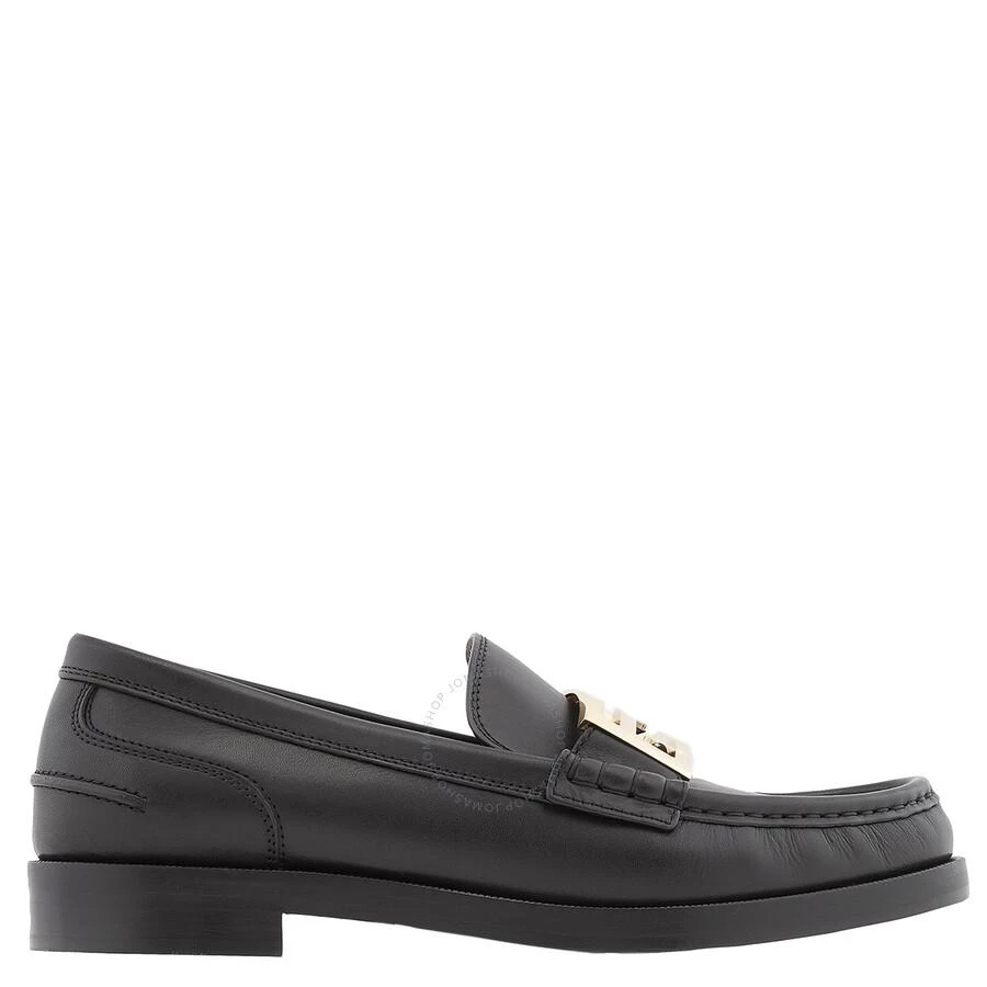 商品Fendi|Ladies Black Baguette Leather Loafers,价格¥3465,第1张图片