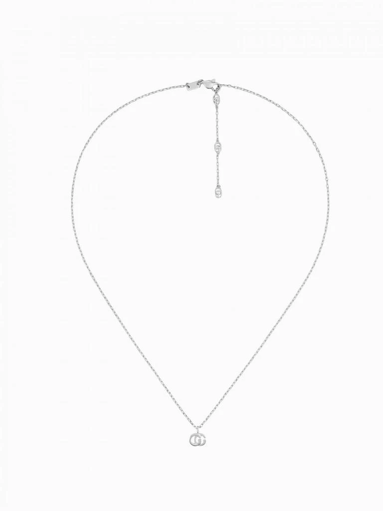 商品Gucci|GG Running Gucci necklace in 18kt white gold with GG monogram pendant,价格¥8792,第1张图片