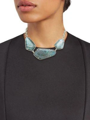 商品Kendra Scott|Violet Mother Of Pearl Statement Necklace,价格¥355,第2张图片详细描述