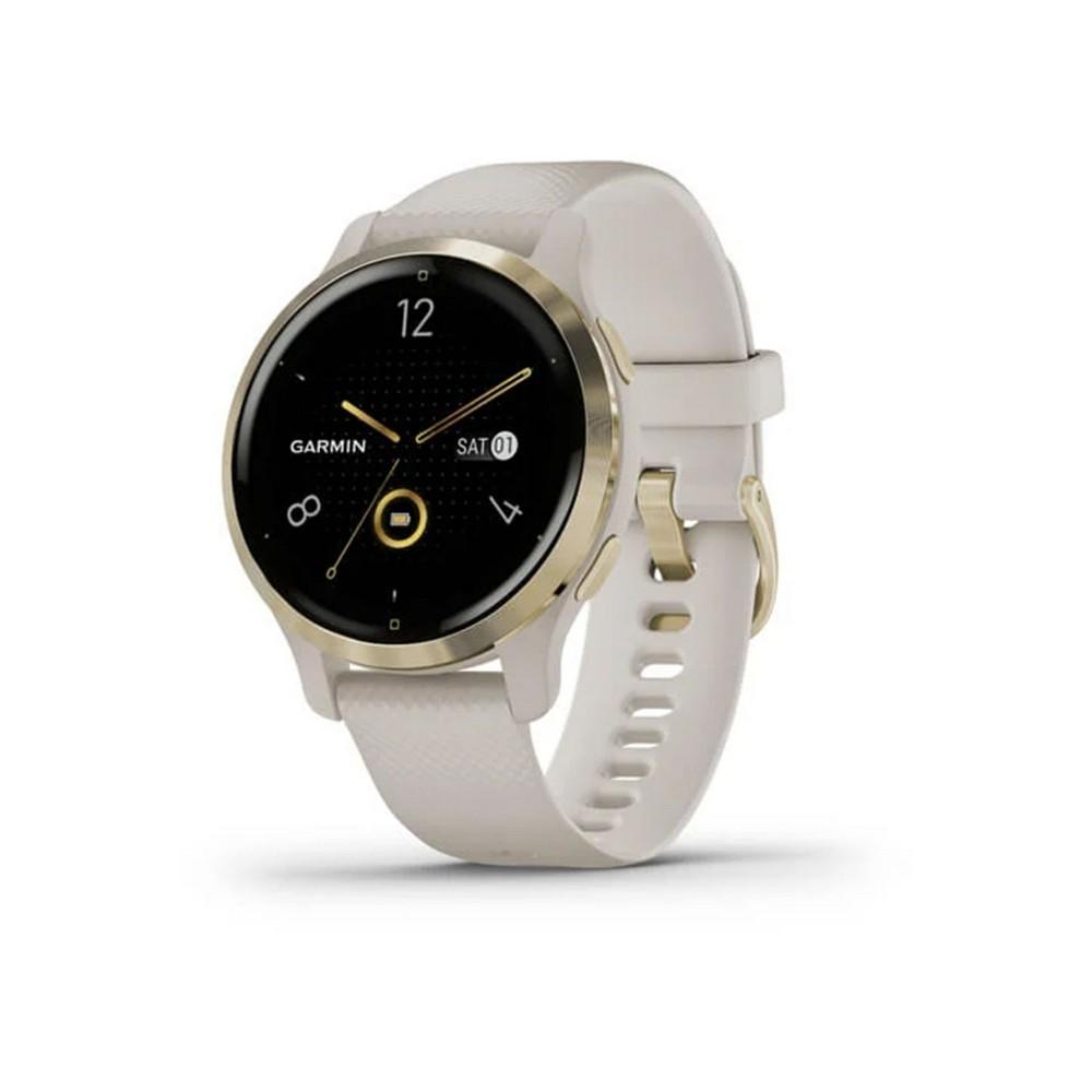 Unisex Venu 2S Light Sand Silicone Band Smart Watch 40mm商品第1张图片规格展示