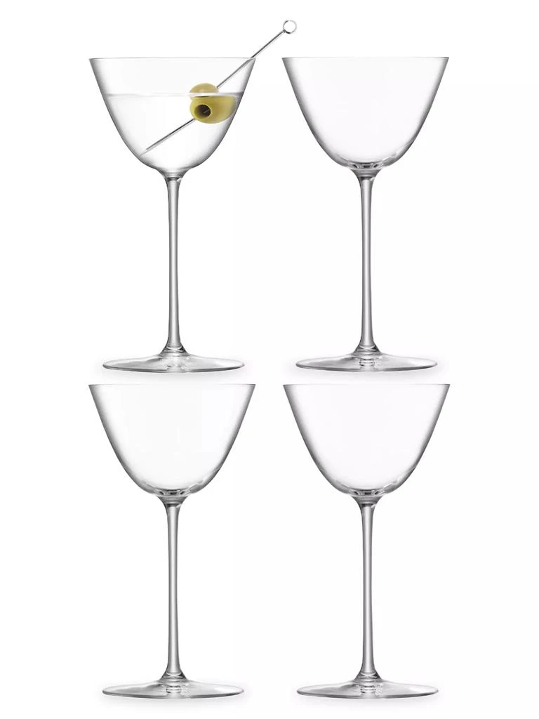 商品LSA|Borough 4-Piece Martini Glass Set,价格¥490,第2张图片详细描述