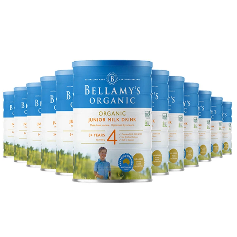 Bellamys Organic贝拉米4段（3岁以上）有机婴儿奶粉900g/罐 新旧版本随机发（保税仓发货）（预售3个工作日内发货） 商品