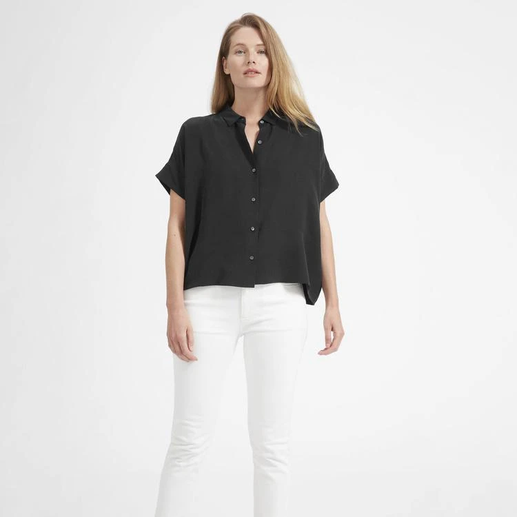 商品Everlane|真丝短袖衬衫,价格¥391-¥435,第2张图片详细描述