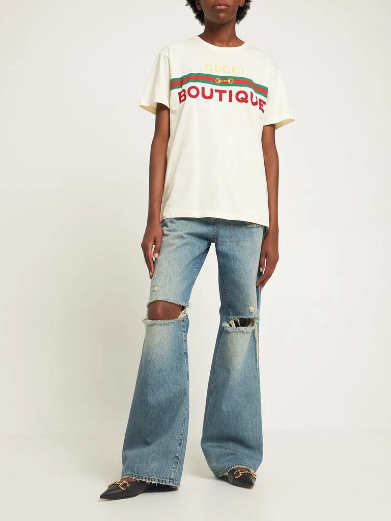 商品Gucci|Printed Cotton Jersey T-shirt,价格¥4542,第1张图片详细描述