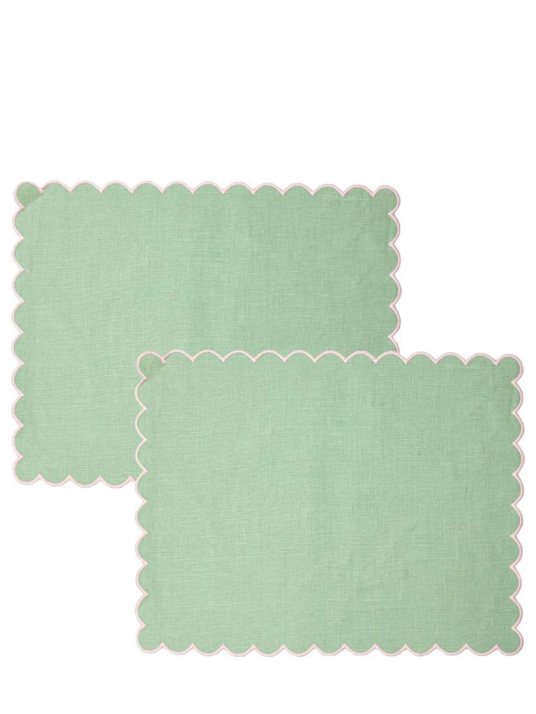 商品THE CONRAN SHOP|Set Of 2 Scalloped Edge Placemats,价格¥469,第1张图片