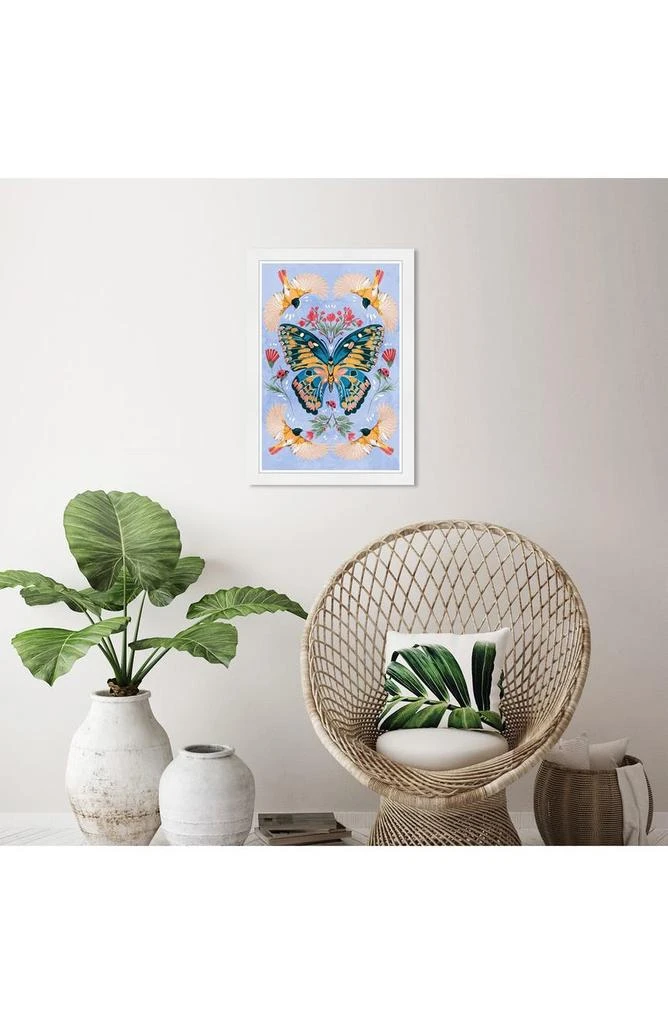 商品Wynwood Studio|Birds & Butterfly Prints Hanging Art,价格¥409,第4张图片详细描述