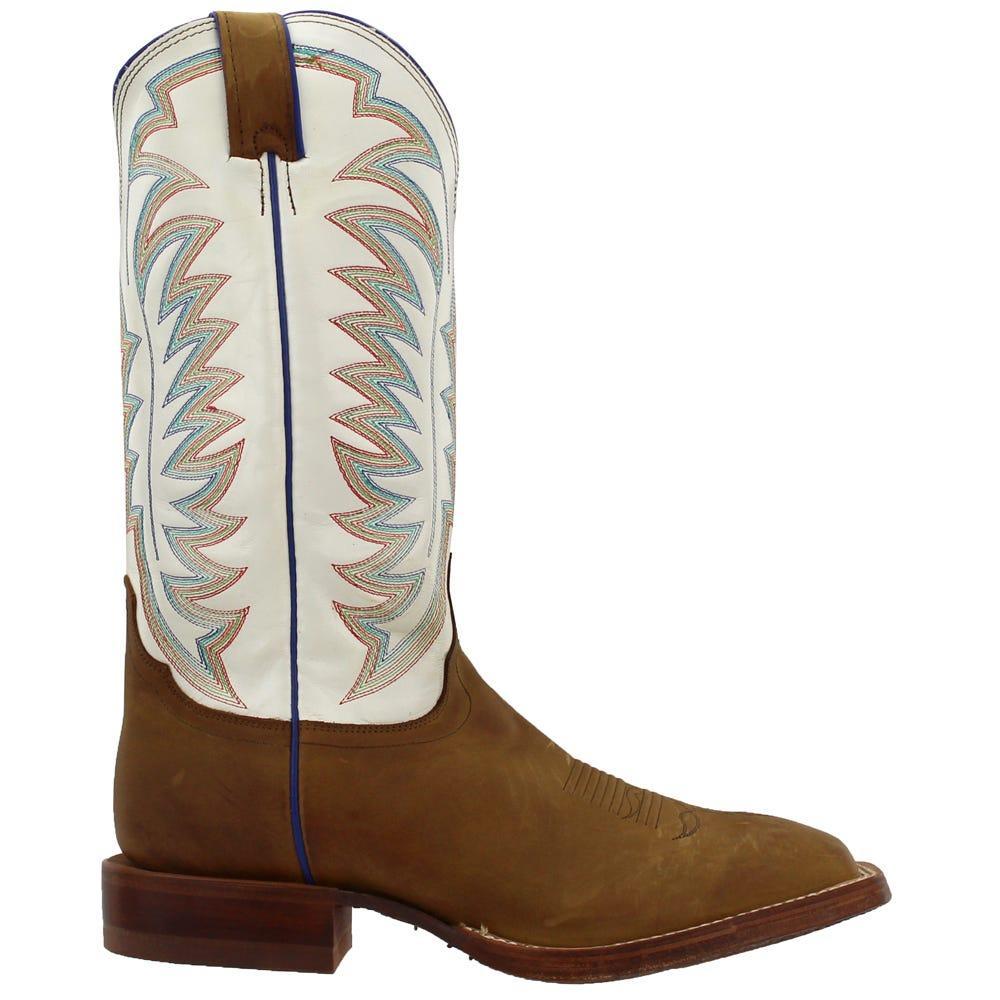 商品Justin Boots|Pascoe Ostrich Square Toe Cowboy Boots,价格¥1639,第1张图片