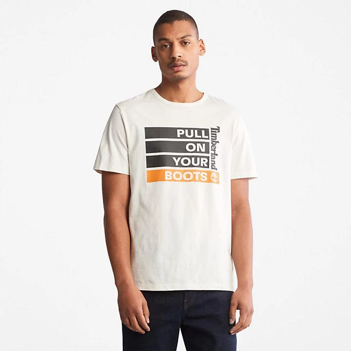 商品Timberland|Earth Day EK+ T-Shirt for Men in White,价格¥250,第1张图片