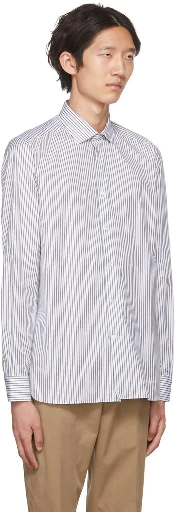 商品Zegna|White Striped Shirt,价格¥840,第2张图片详细描述