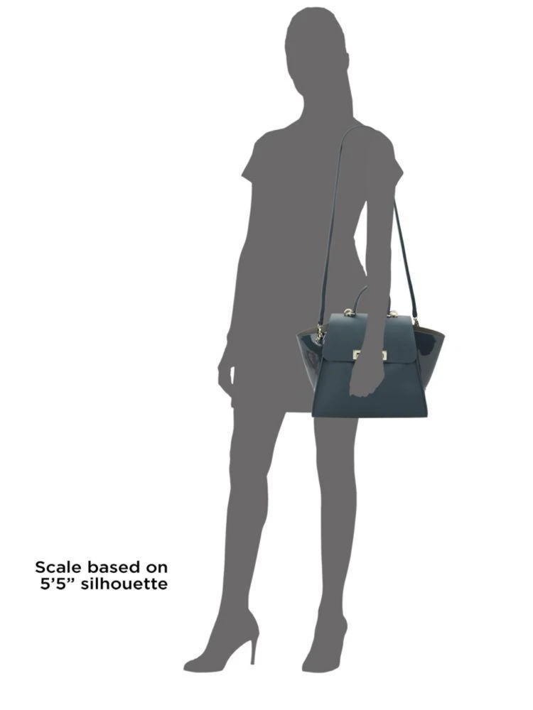商品Zac Posen|Eartha Iconic 真皮手提斜挎包,价格¥1337,第3张图片详细描述