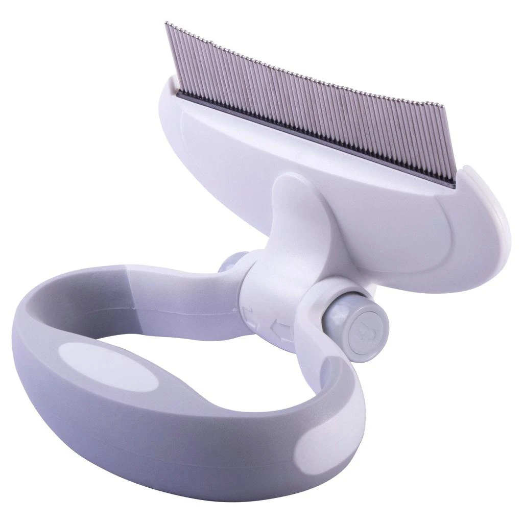 商品Pet Life|'Gyrater' Travel Swivel Curved Pet Grooming Pin Comb,价格¥135,第1张图片