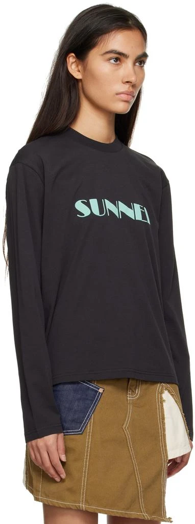 商品SUNNEI|SSENSE Exclusive Black Long Sleeve T-Shirt,价格¥490,第2张图片详细描述