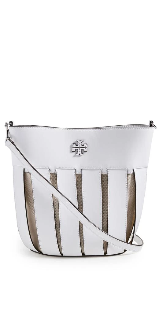 商品Tory Burch|Tory Burch 汤丽柏琦 McGraw 条纹模压桶包,价格¥3690,第1张图片
