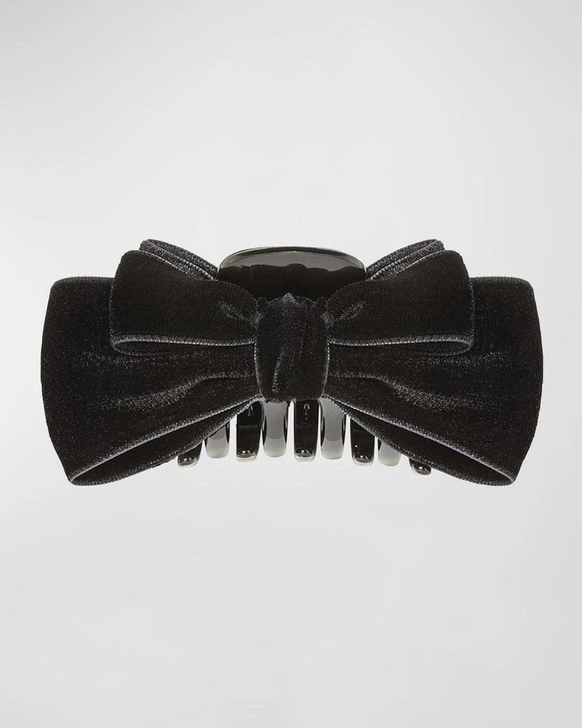 商品Jennifer Behr|Matilda Velvet Bow Jaw Clip,价格¥1462,第1张图片