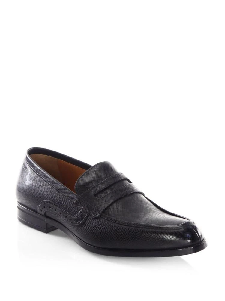 商品Bally|Lauto Saffiano Leather Penny Loafers,价格¥1855,第1张图片